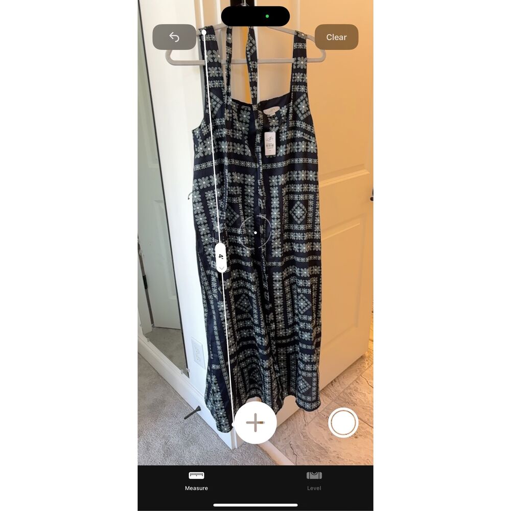 NWT Loft midi tie waist dress, Sz 14, $98 G30 - Picture 7 of 8